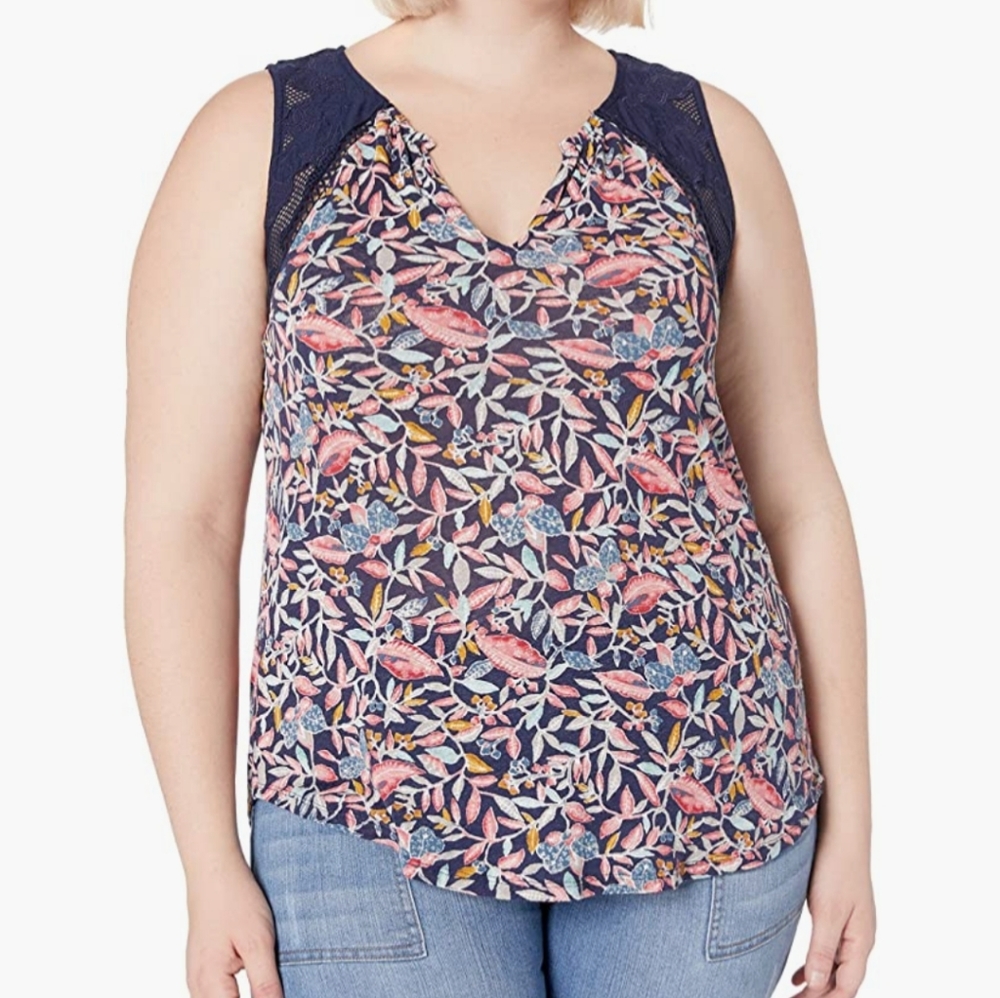 Lucky Brand Floral Tank Top